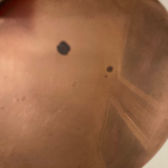 Vintage Metal Copper and Brass Cooking Pot - Picture 3 of 6